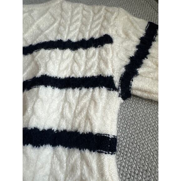 Zara MIXED STRIPED KNIT SWEATER Size 9-12 Months - Picture 7 of 7